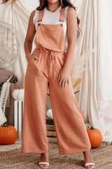 Casual Orange Wide Leg Overalls Bottoms/Jumpsuits & Rompers Day Halloween Bravada Boutique