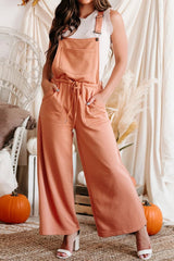 Casual Orange Wide Leg Overalls Bottoms/Jumpsuits & Rompers Day Halloween Bravada Boutique