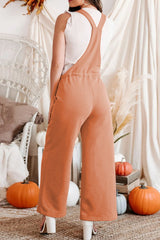 Casual Orange Wide Leg Overalls Bottoms/Jumpsuits & Rompers Day Halloween Bravada Boutique