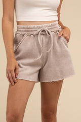 Coastal Comfort Fleece Shorts Shorts Casual Shorts Fashion Bravada