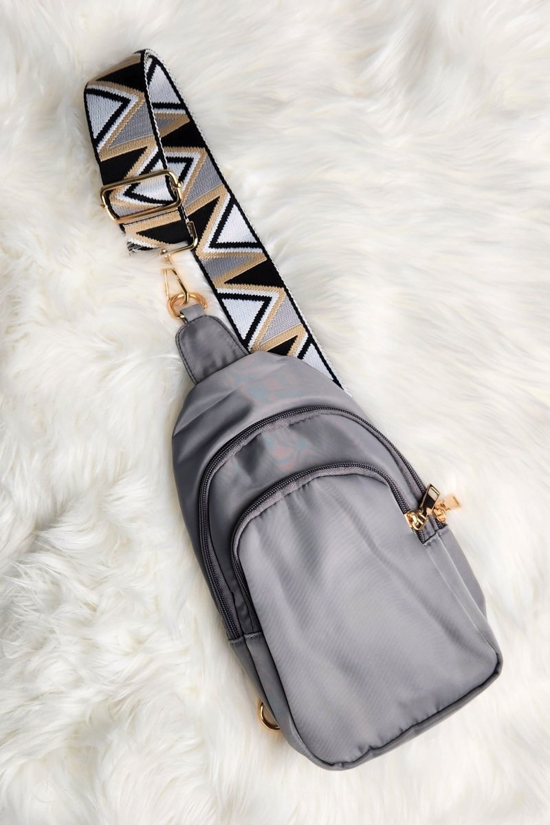Crisala Sling Nylon Crossbody Bag bags Bags Fashion Bravada