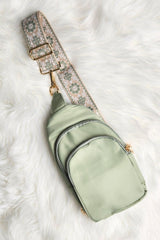Crisala Sling Nylon Crossbody Bag bags Bags Fashion Bravada