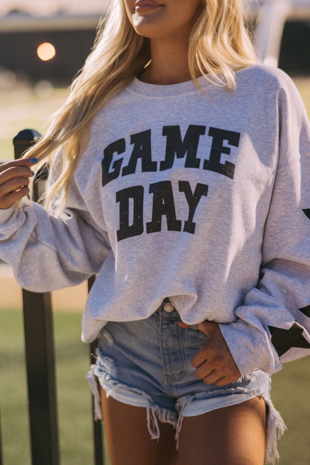 Game Day Graphic Sweatshirt Tops/Sweatshirts & Hoodies Best In Stock Bravada Fashion