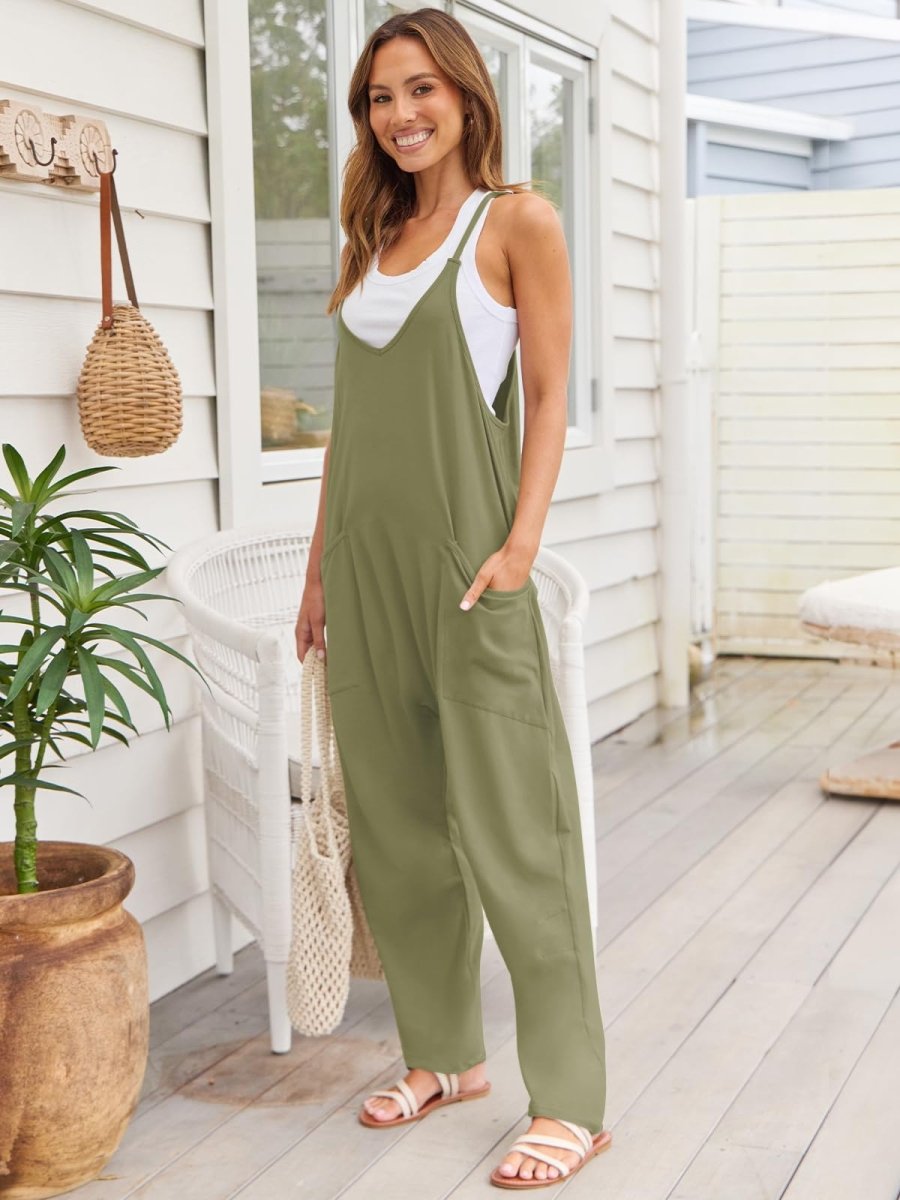 Let's Keep This Simple Spaghetti Strap Jumpsuit Jumpsuits Ship From Overseas Fashion Bravada