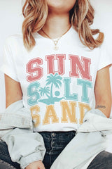Sun Salt Sand Graphic T-Shirt T-Shirts Cotton Fashion Bravada