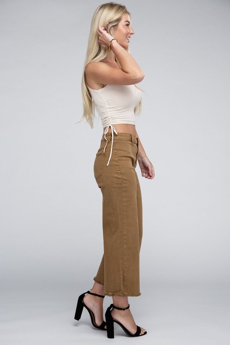 Walk On By High Waist Straight Pants Jeans Almost Gone! Fashion Bravada